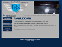 Tablet Screenshot of brownsradiators.com.au